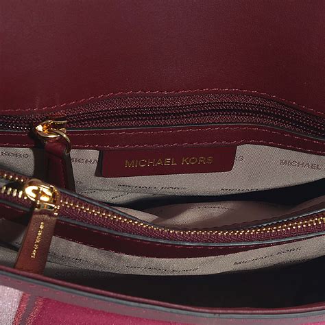 michael kors burgundy shoulder bag